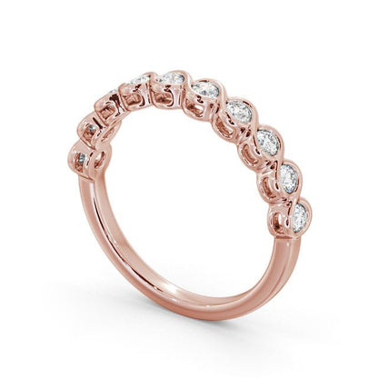 The Clara Band — Round Lab Diamond Classic Half Eternity Band II