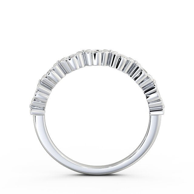 The Rose Band — Lab Diamond Cherry Blossom Half Eternity Band
