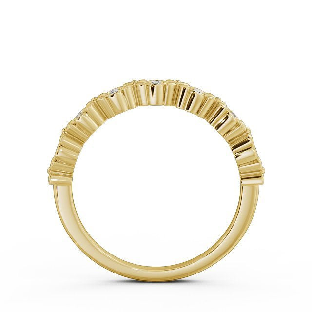 The Rose Band — Lab Diamond Cherry Blossom Half Eternity Band