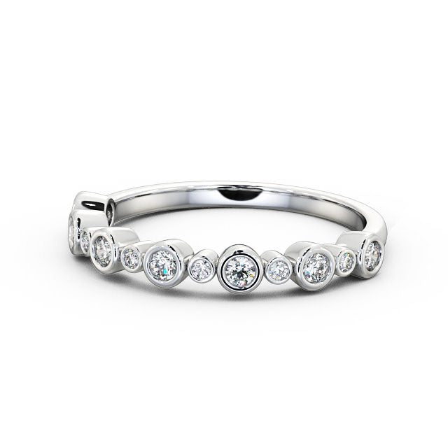 The Grace Band — Round Lab Diamond Vintage Half Eternity Band V