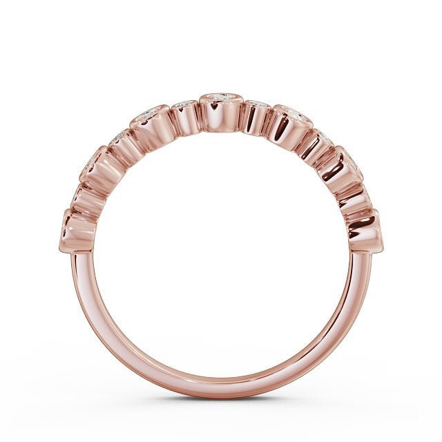 The Grace Band — Round Lab Diamond Vintage Half Eternity Band V
