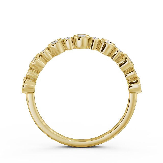 The Grace Band — Round Lab Diamond Vintage Half Eternity Band V