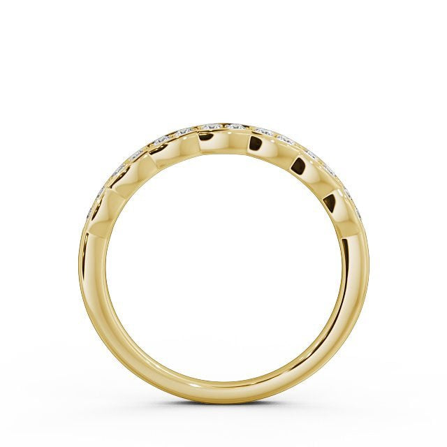 The Grace Band — Round Lab Diamond Vintage Half Eternity Band IV