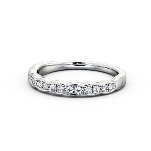 The Grace Band — Round Lab Diamond Vintage Half Eternity Band IV