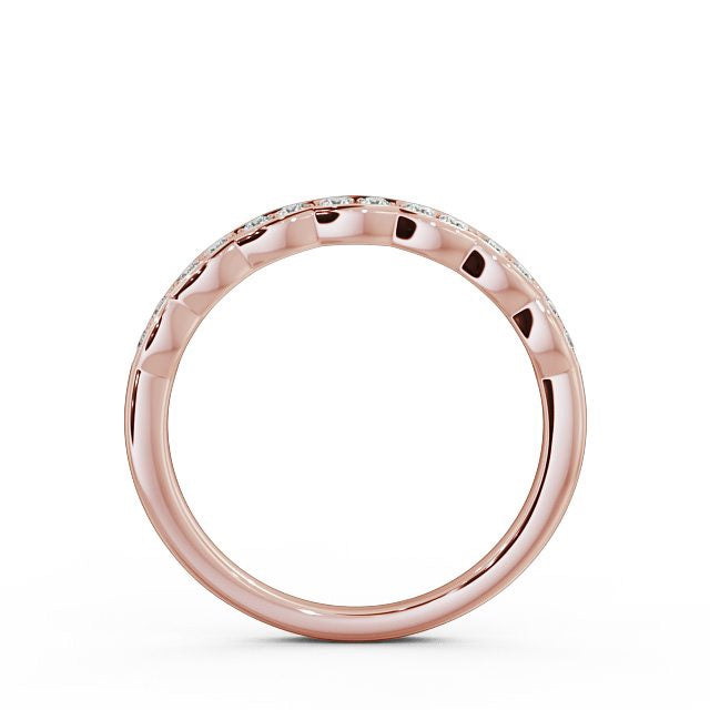 The Grace Band — Round Lab Diamond Vintage Half Eternity Band IV