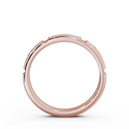 The Clara Band — Round Lab Diamond Classic Half Eternity Band