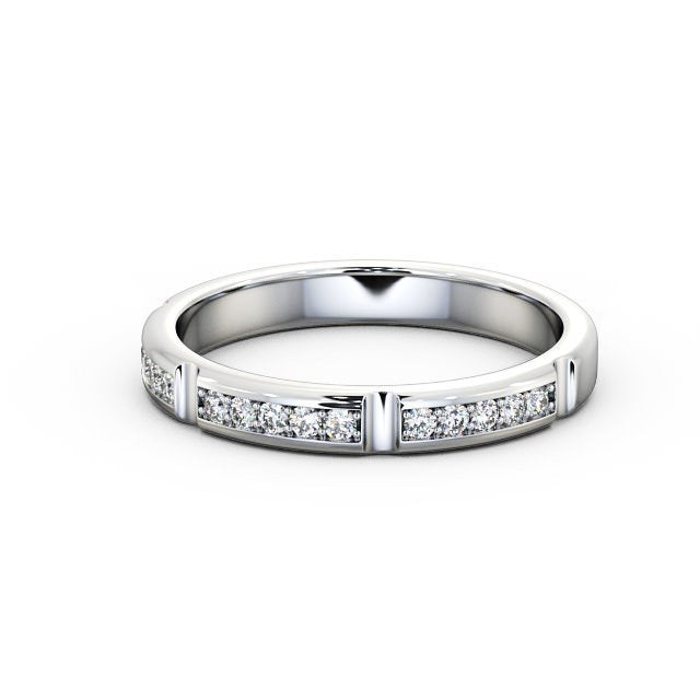 The Clara Band — Round Lab Diamond Classic Half Eternity Band