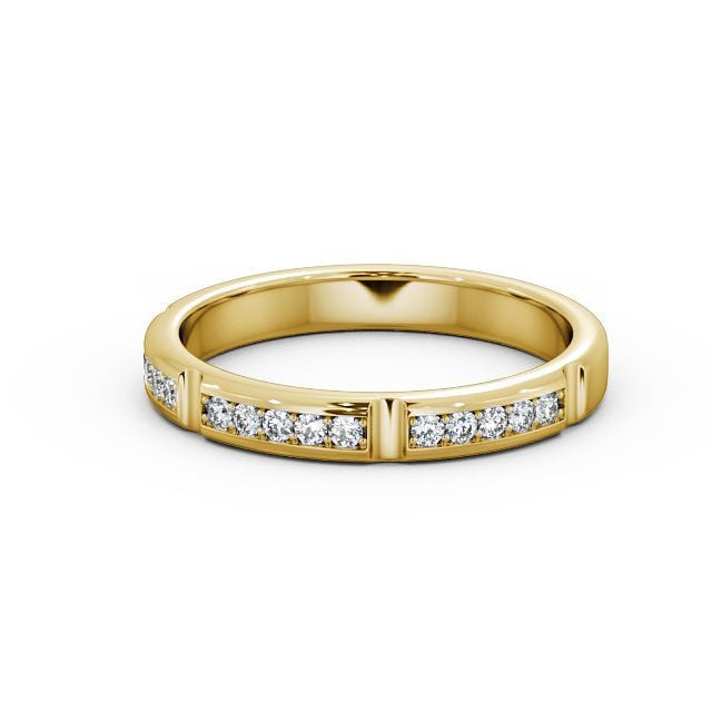 The Clara Band — Round Lab Diamond Classic Half Eternity Band