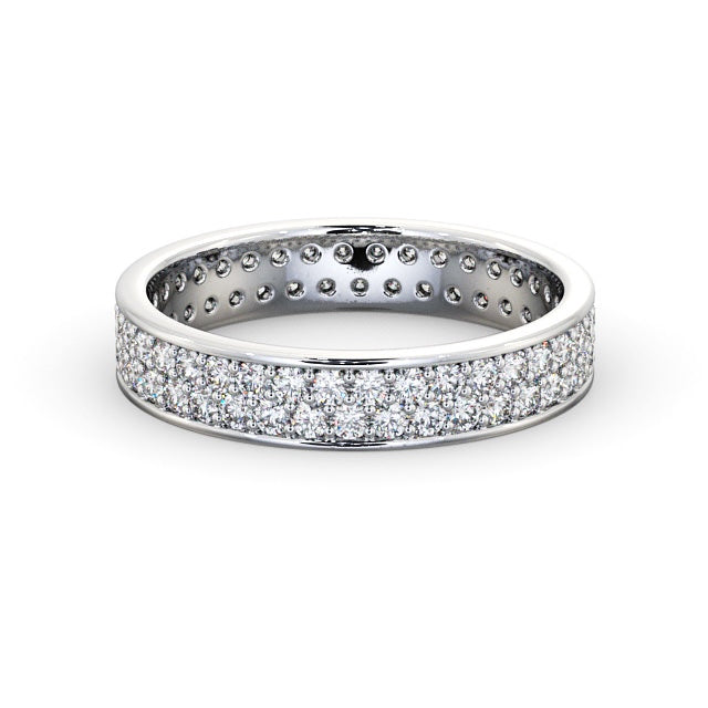 The Aurora Band — Round Lab Diamond Double Row Eternity Band II