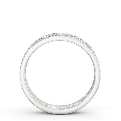The Aurora Band — Round Lab Diamond Double Row Eternity Band II