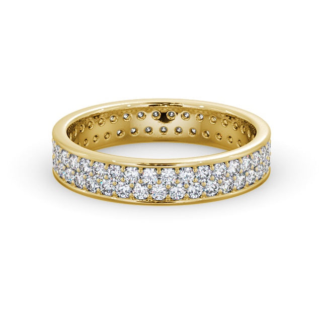 The Aurora Band — Round Lab Diamond Double Row Eternity Band II