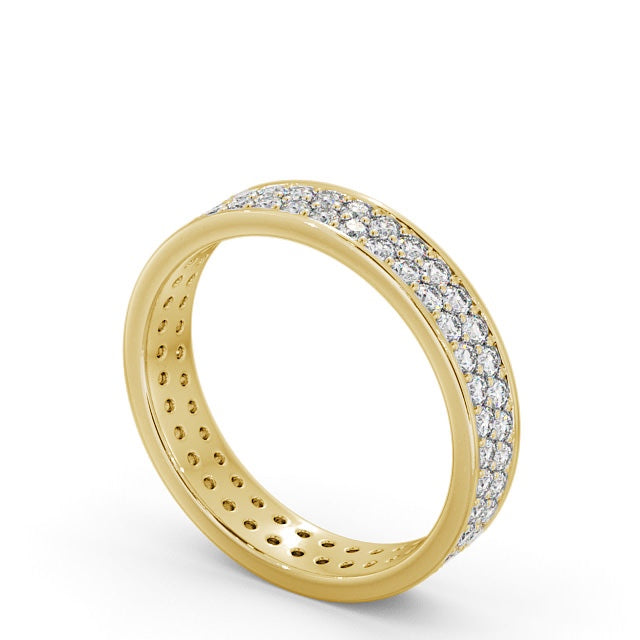 The Aurora Band — Round Lab Diamond Double Row Eternity Band II
