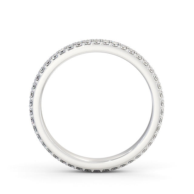 The Aurora Band — Round Lab Diamond Double Row Eternity Band