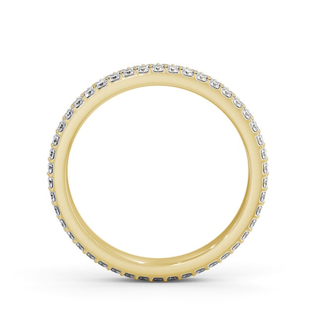 The Aurora Band — Round Lab Diamond Double Row Eternity Band