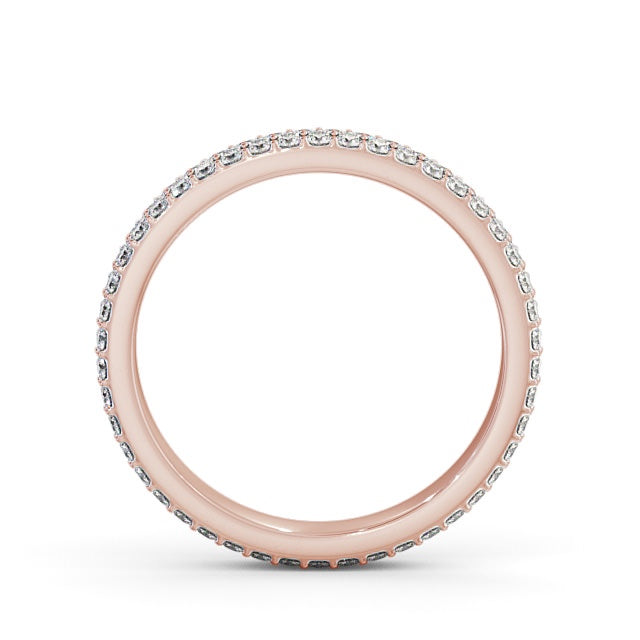 The Aurora Band — Round Lab Diamond Double Row Eternity Band
