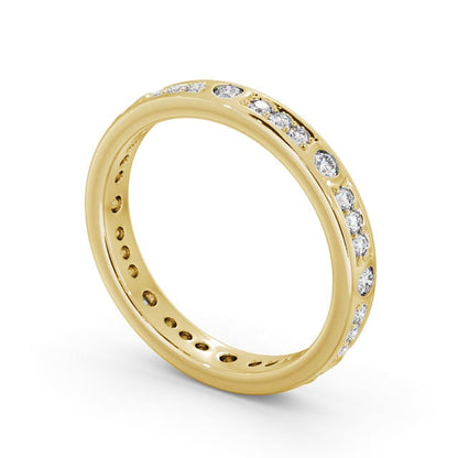 The Grace Band — Round Lab Diamond Vintage Eternity Band