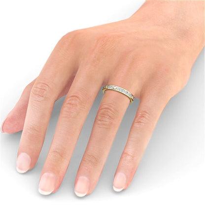 The Grace Band — Round Lab Diamond Vintage Eternity Band