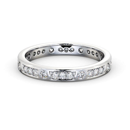 The Grace Band — Round Lab Diamond Vintage Eternity Band