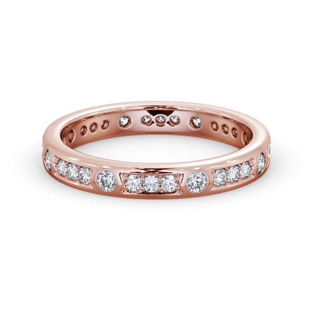 The Grace Band — Round Lab Diamond Vintage Eternity Band