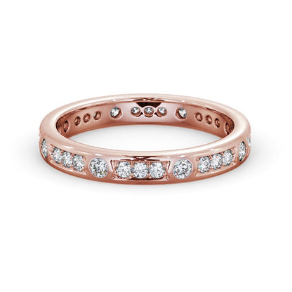The Grace Band — Round Lab Diamond Vintage Eternity Band