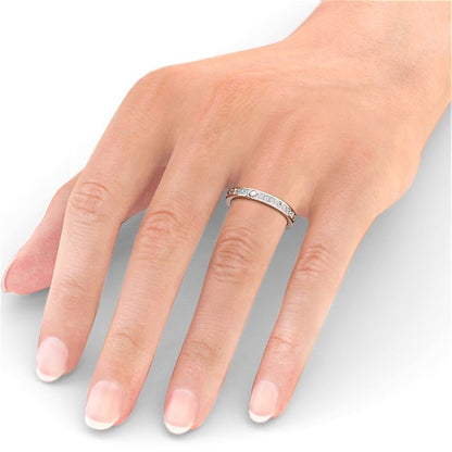 The Grace Band — Round Lab Diamond Vintage Eternity Band