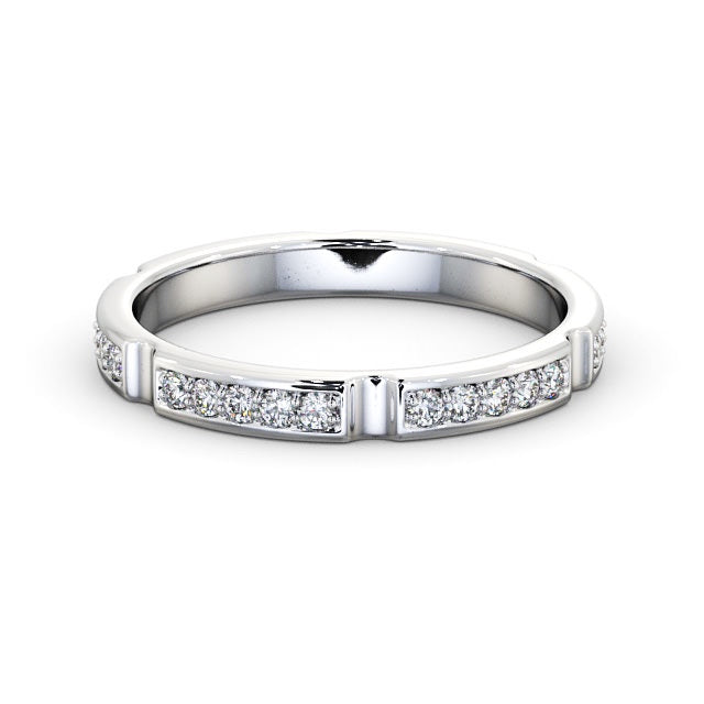 The Isla Band — Round Lab Diamond Contemporary Eternity Band
