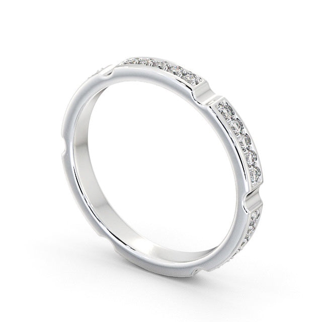 The Isla Band — Round Lab Diamond Contemporary Eternity Band