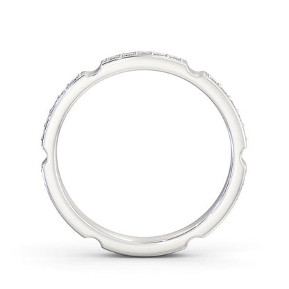 The Isla Band — Round Lab Diamond Contemporary Eternity Band