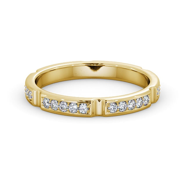 The Isla Band — Round Lab Diamond Contemporary Eternity Band