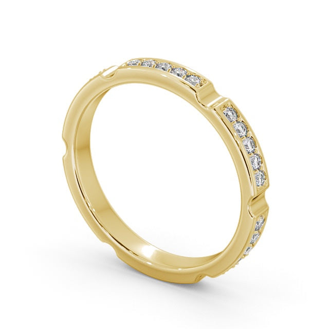 The Isla Band — Round Lab Diamond Contemporary Eternity Band
