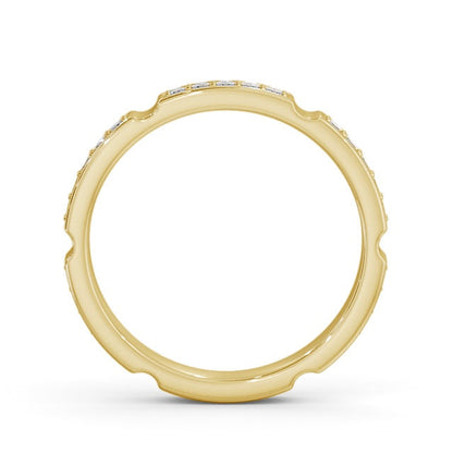 The Isla Band — Round Lab Diamond Contemporary Eternity Band