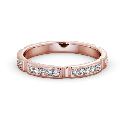 The Isla Band — Round Lab Diamond Contemporary Eternity Band