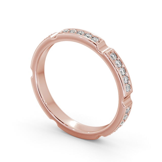 The Isla Band — Round Lab Diamond Contemporary Eternity Band
