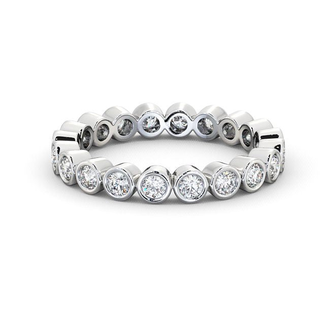 The Eva Band — Round Lab Diamond Bezel-Set Eternity Band II
