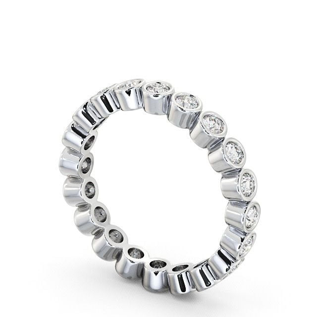 The Eva Band — Round Lab Diamond Bezel-Set Eternity Band II