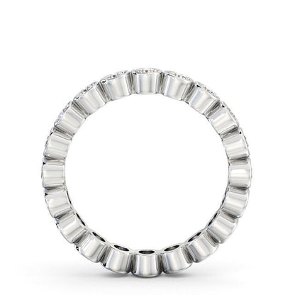 The Eva Band — Round Lab Diamond Bezel-Set Eternity Band II