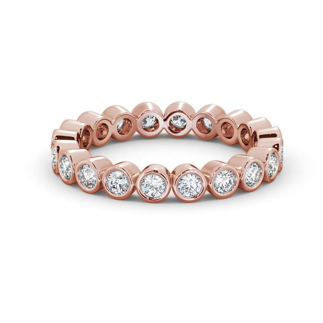The Eva Band — Round Lab Diamond Bezel-Set Eternity Band II