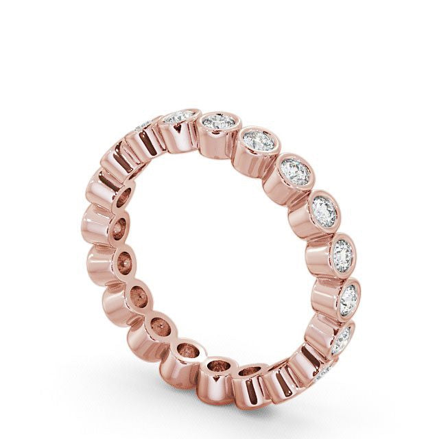 The Eva Band — Round Lab Diamond Bezel-Set Eternity Band II