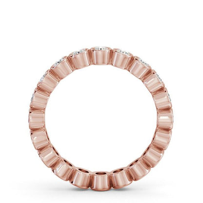 The Eva Band — Round Lab Diamond Bezel-Set Eternity Band II
