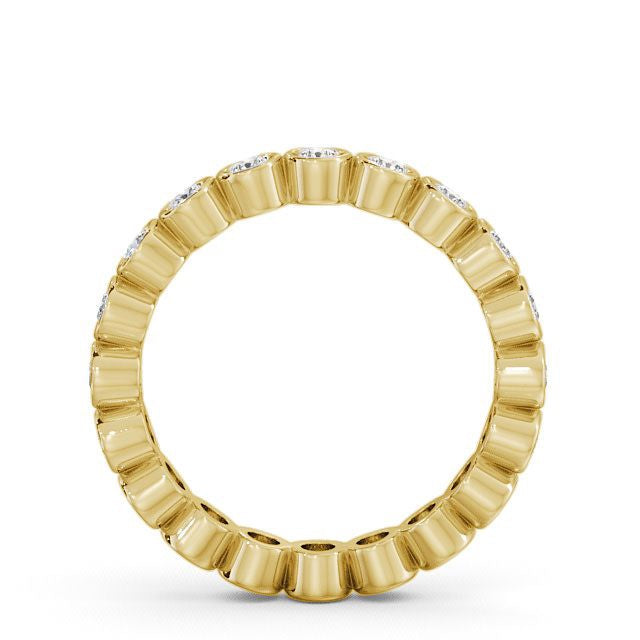 The Eva Band — Round Lab Diamond Bezel-Set Eternity Band II