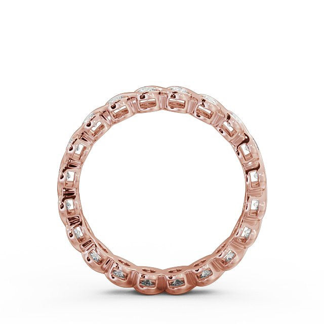 The Eva Band — Round Lab Diamond Bezel-Set Eternity Band