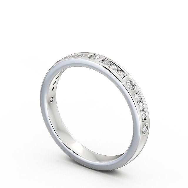 The Grace Band — Round Lab Diamond Vintage Half Eternity Band III