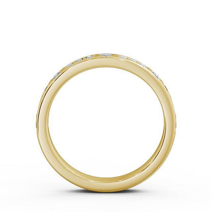 The Grace Band — Round Lab Diamond Vintage Half Eternity Band III