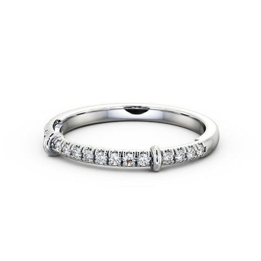 The Grace Band — Round Lab Diamond Vintage Half Eternity Band II