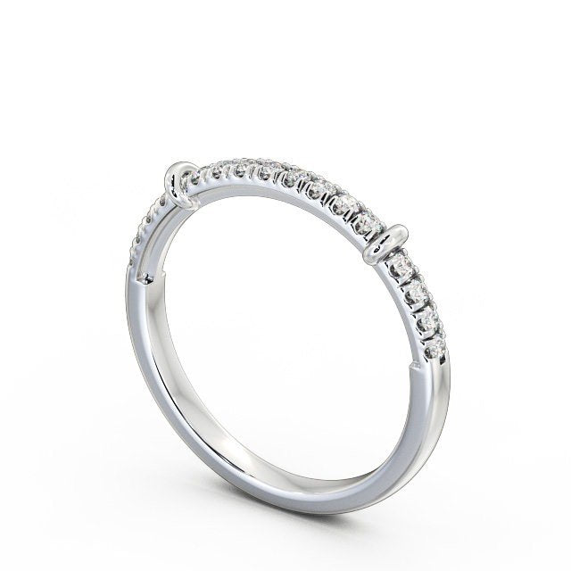 The Grace Band — Round Lab Diamond Vintage Half Eternity Band II