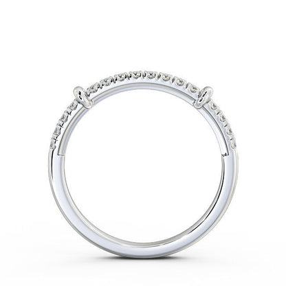 The Grace Band — Round Lab Diamond Vintage Half Eternity Band II