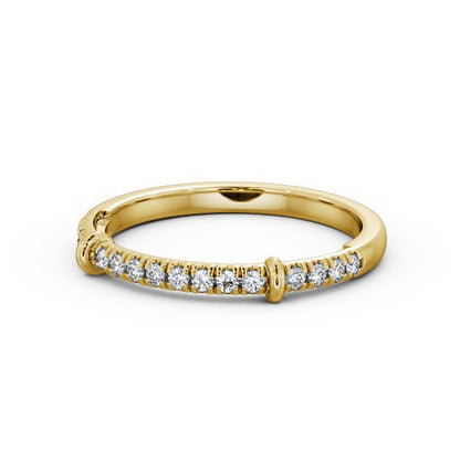 The Grace Band — Round Lab Diamond Vintage Half Eternity Band II