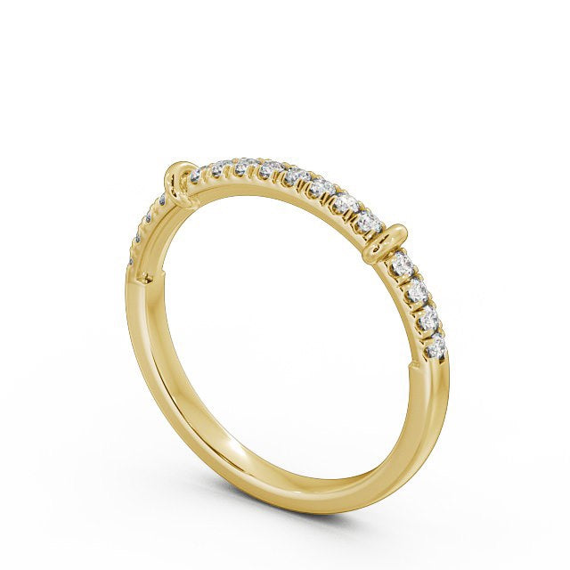 The Grace Band — Round Lab Diamond Vintage Half Eternity Band II