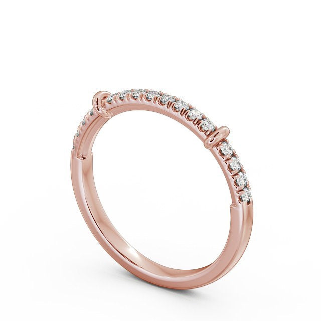 The Grace Band — Round Lab Diamond Vintage Half Eternity Band II