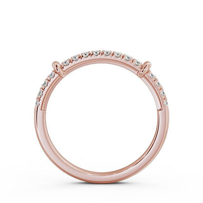 The Grace Band — Round Lab Diamond Vintage Half Eternity Band II